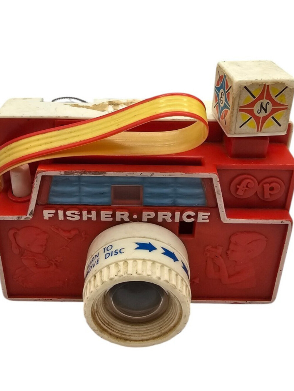 vintage Fisher-Price Changeable Picture Disc Camera from 1968